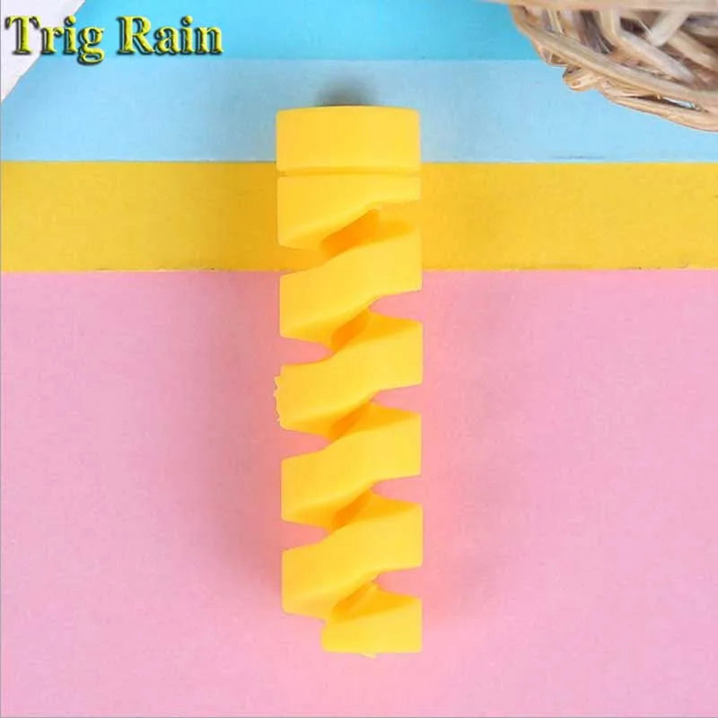 Spiral Cable Protector Data Line Silicone Bobbin Winder Protective for Iphone Samsung Android USB Charging Earphone Case Cover