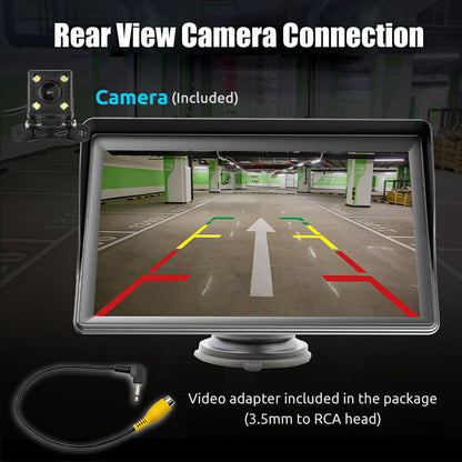 For Apple Carplay Android Auto Bluetooth Head Unit 7" Portable Car Stereo Radio